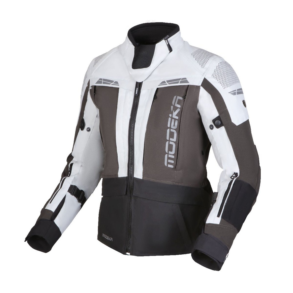 [084685 147 40] Modeka Chaqueta Hydron Lady Gris Claro/Gris Oscuro/Negro (40)
