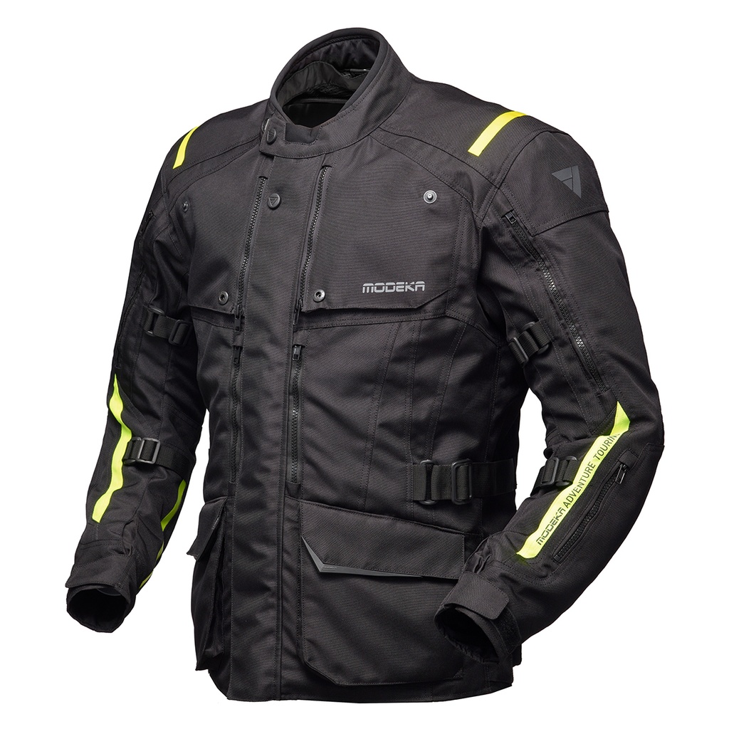 Modeka Chaqueta Varus Negro/Amarillo