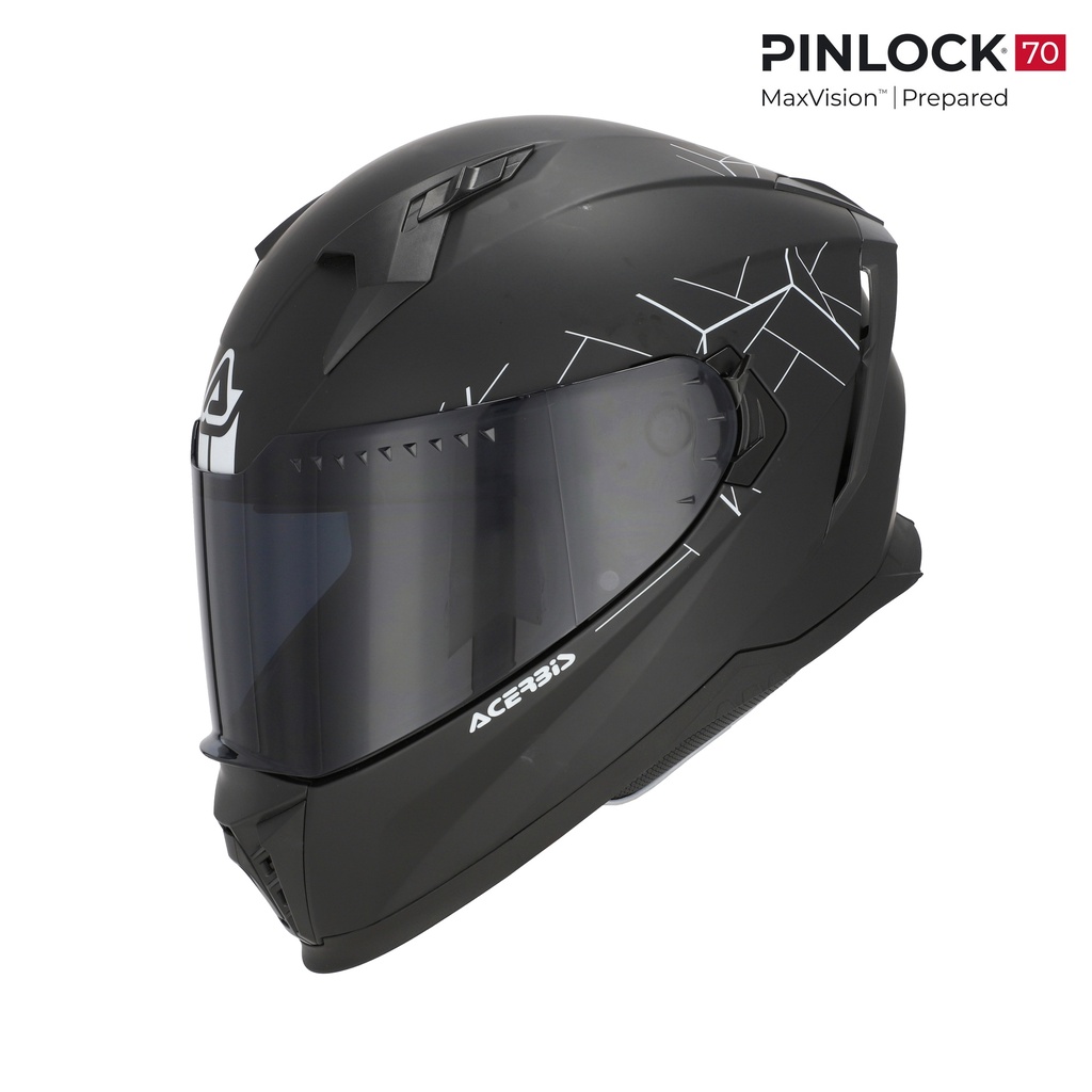 [25.402.090.061] Casco Acerbis X-WAY Negro (XS)