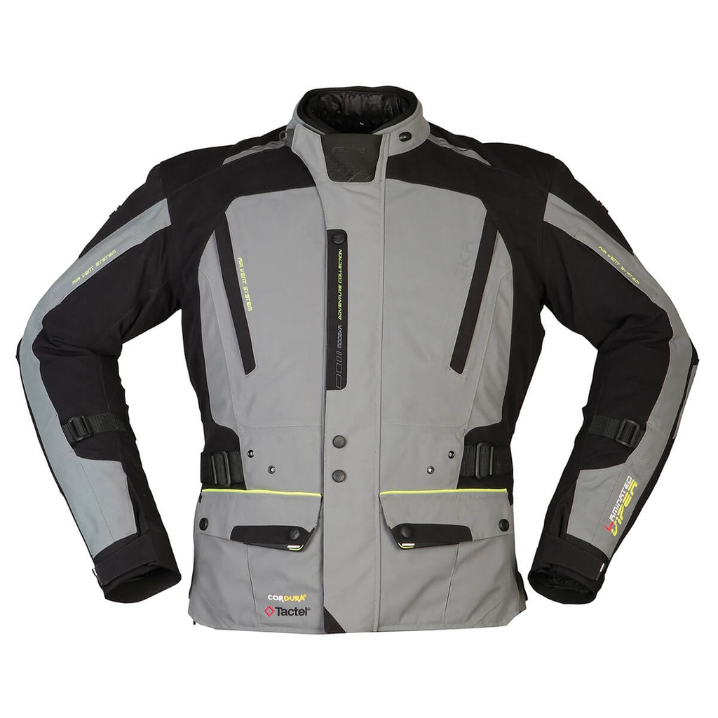 [084570 393 S] Modeka Chaqueta Viper LT Gris/Negro (S)
