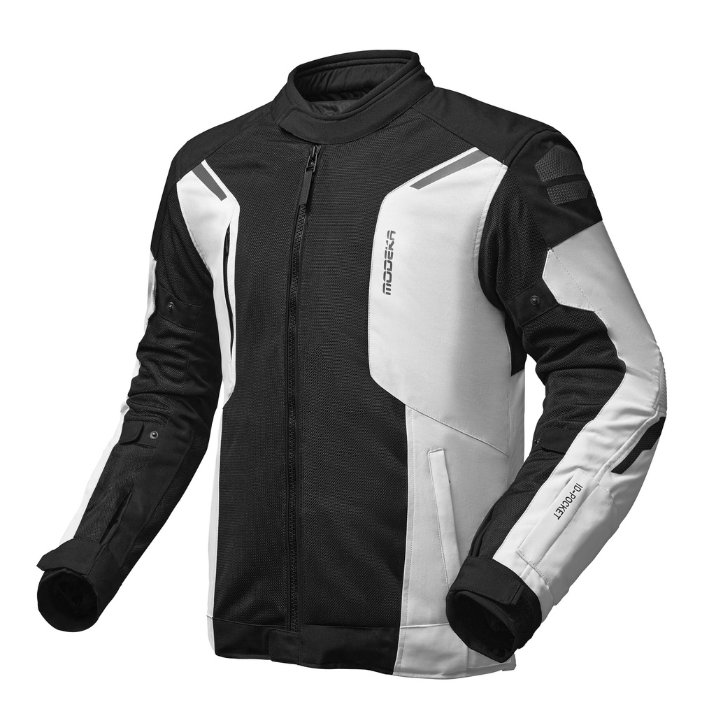 [084730 394 S] Modeka Chaqueta Khao Air II Negro/Gris Claro (S)
