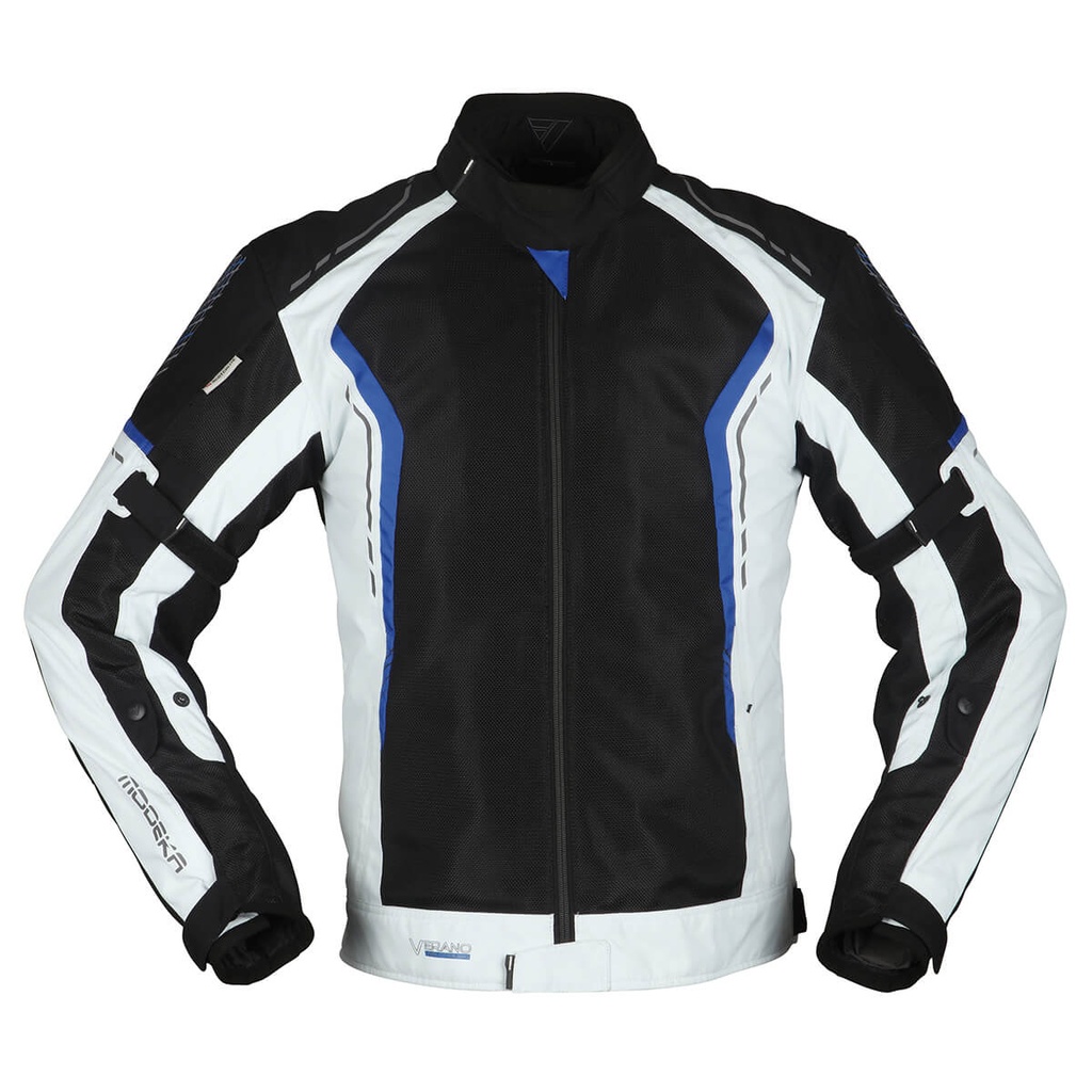 [084241 391 XS] Modeka Chaqueta Khao Air Negro/Gris Claro/Azul (XS)