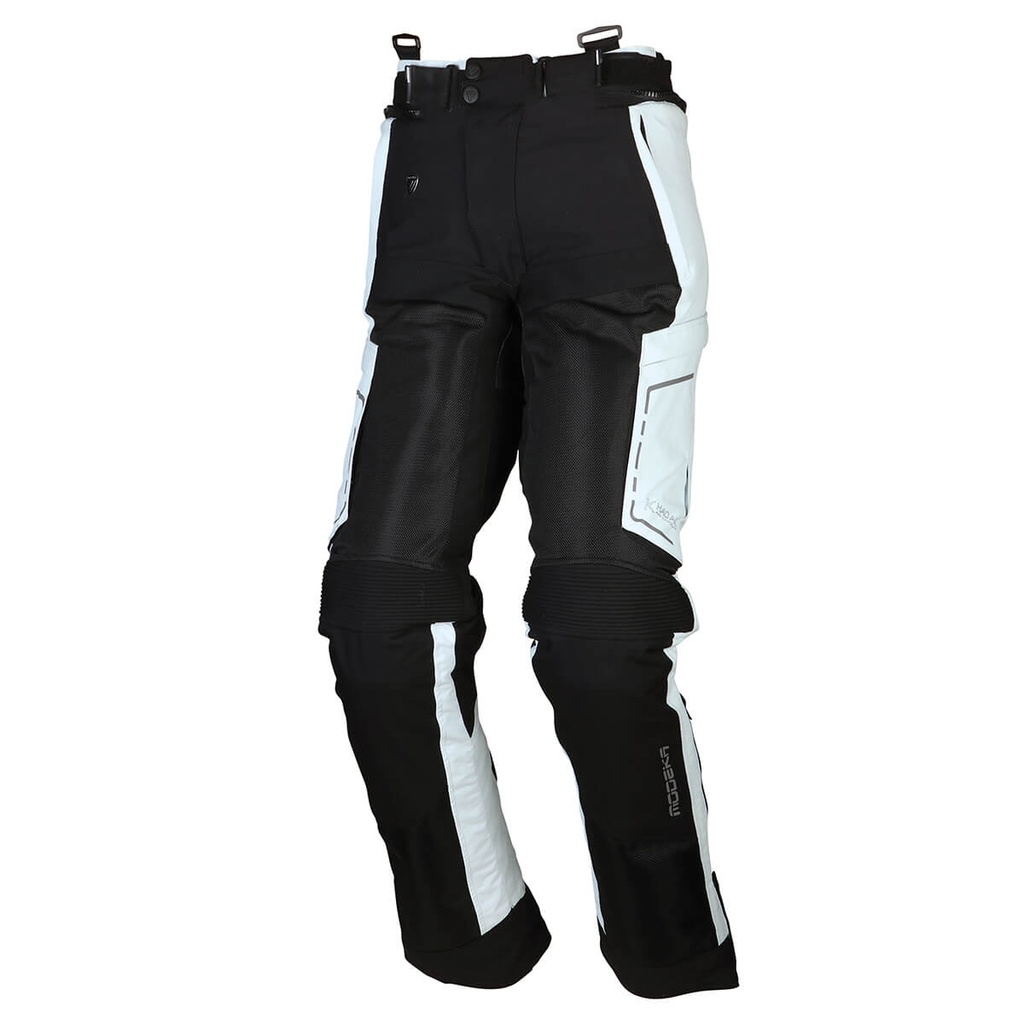 Modeka Pantalón Khao Air Negro/Gris Claro