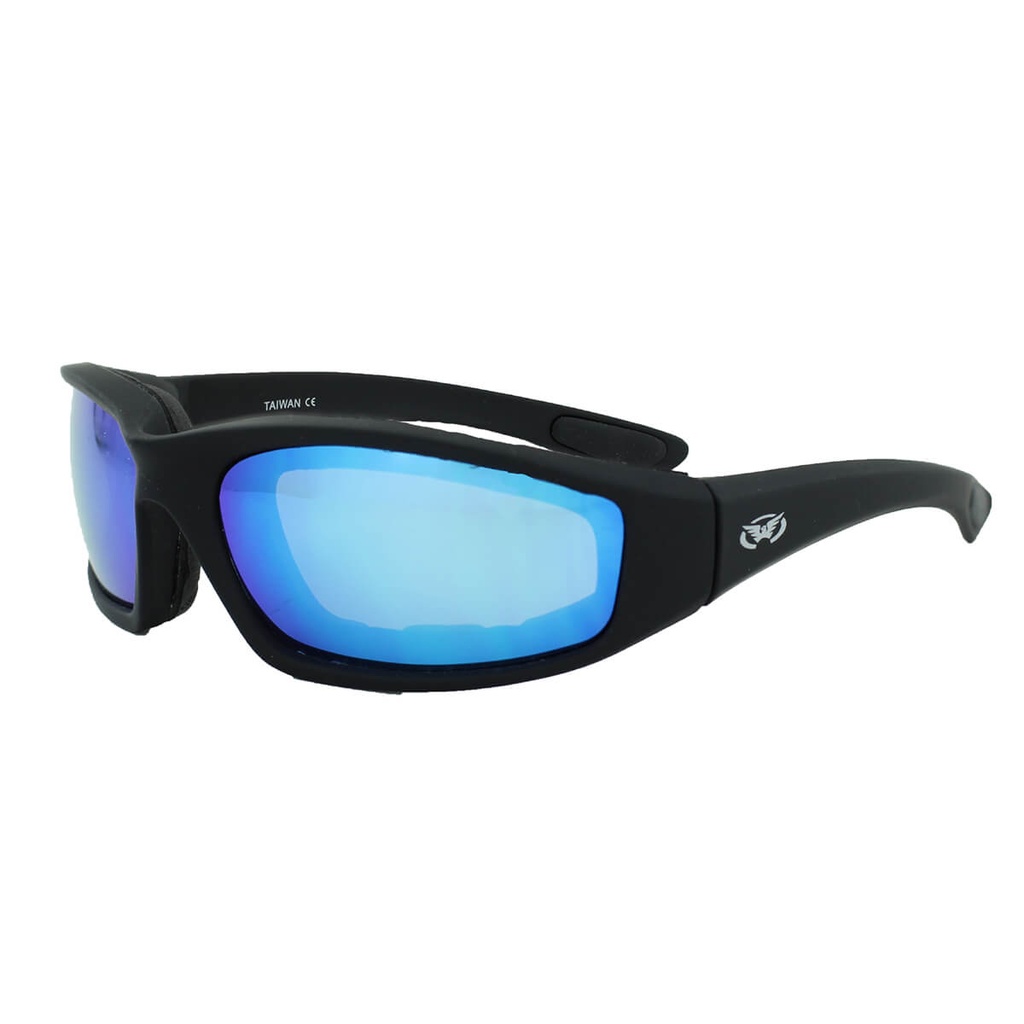 [115824 811 Stck] Modeka Gafas Kickback GT Azul/Mirrored/Scratch-Resistant