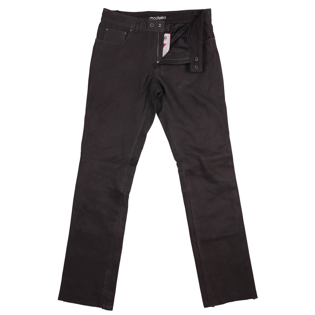[020100 10 40] Modeka Lederjeans Stemp Negro (40)