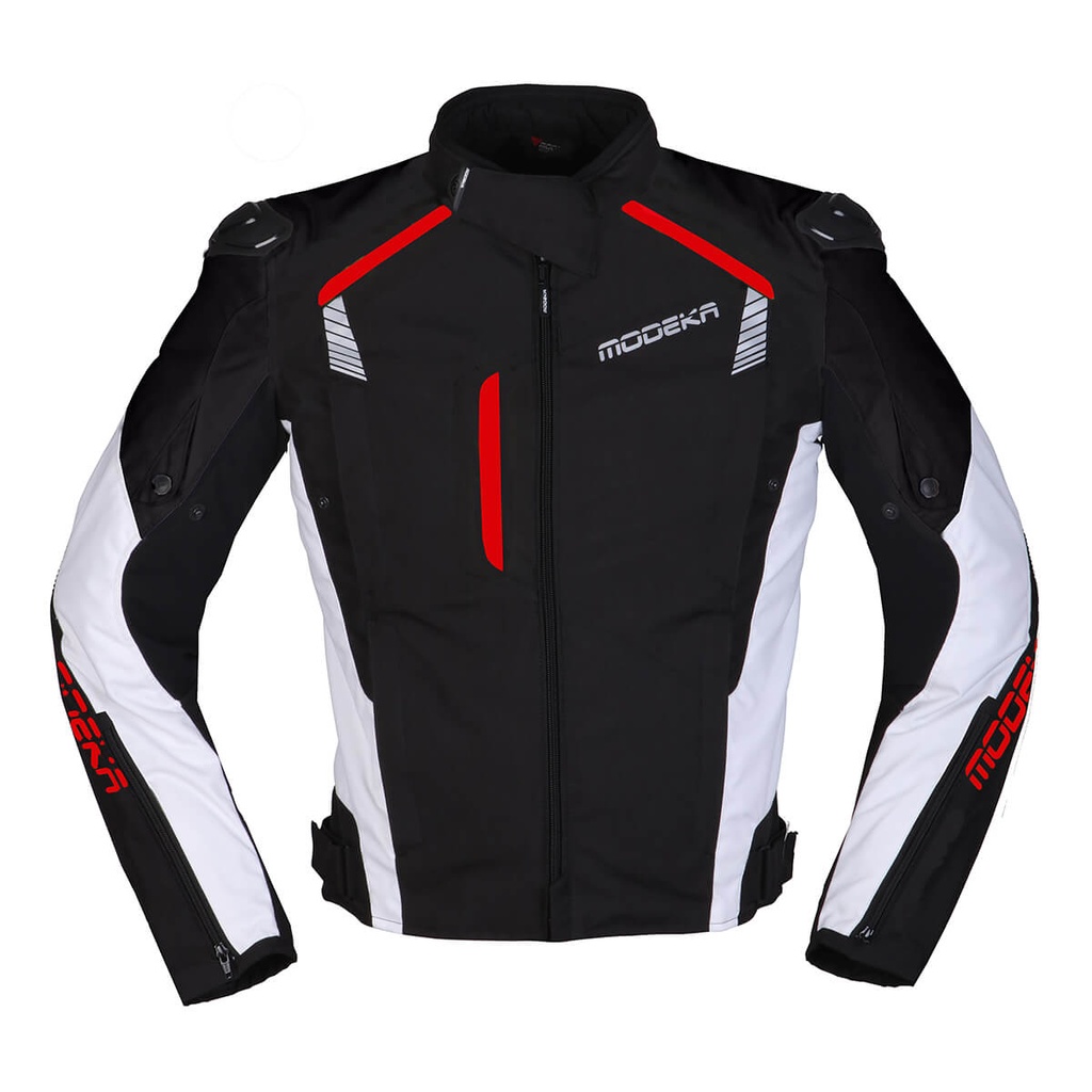 Modeka Chaqueta Lineos Negro/Blanco/Rojo