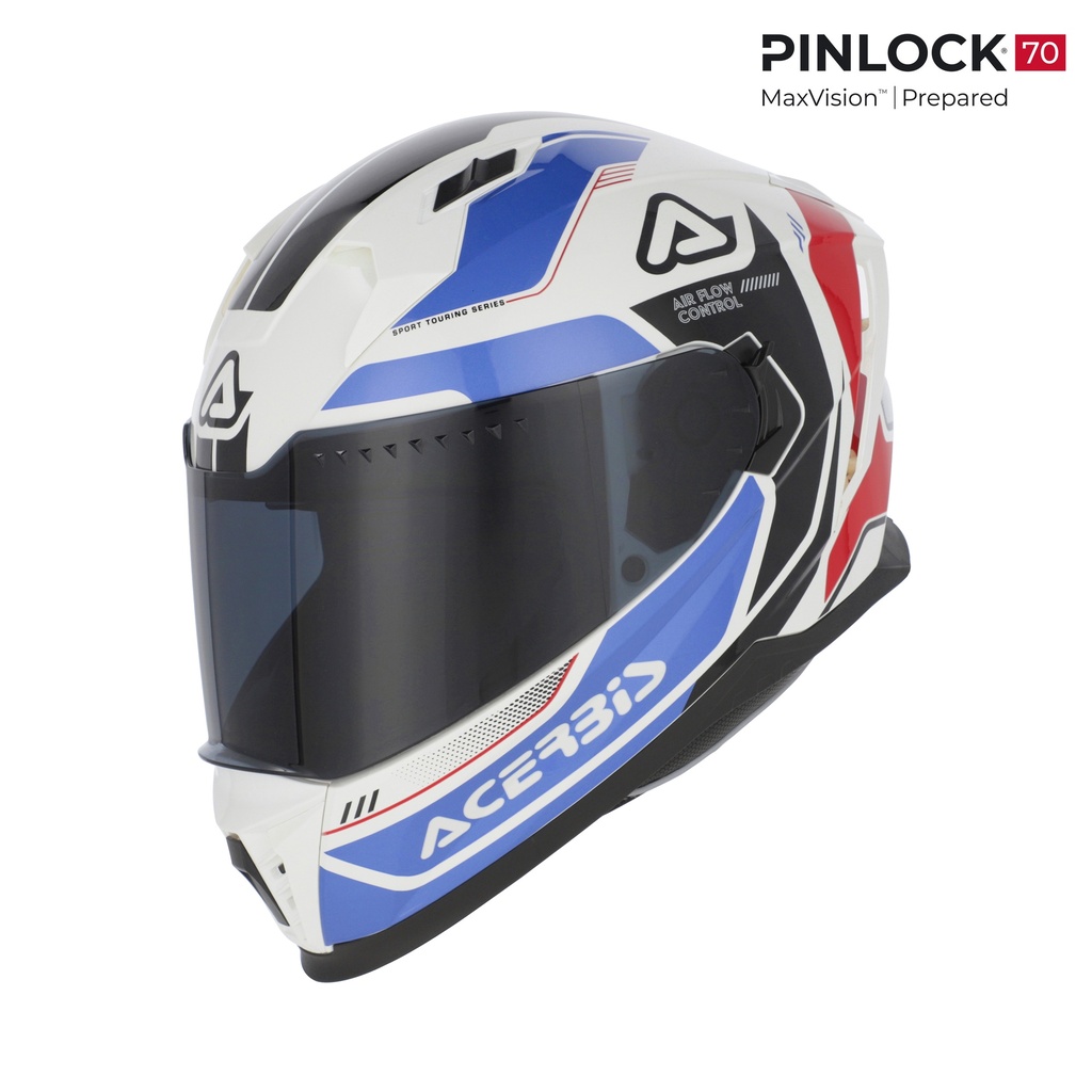 [26.016.232.061] Casco Acerbis X-WAY GRAPHIC Blanco/Azul (XS)