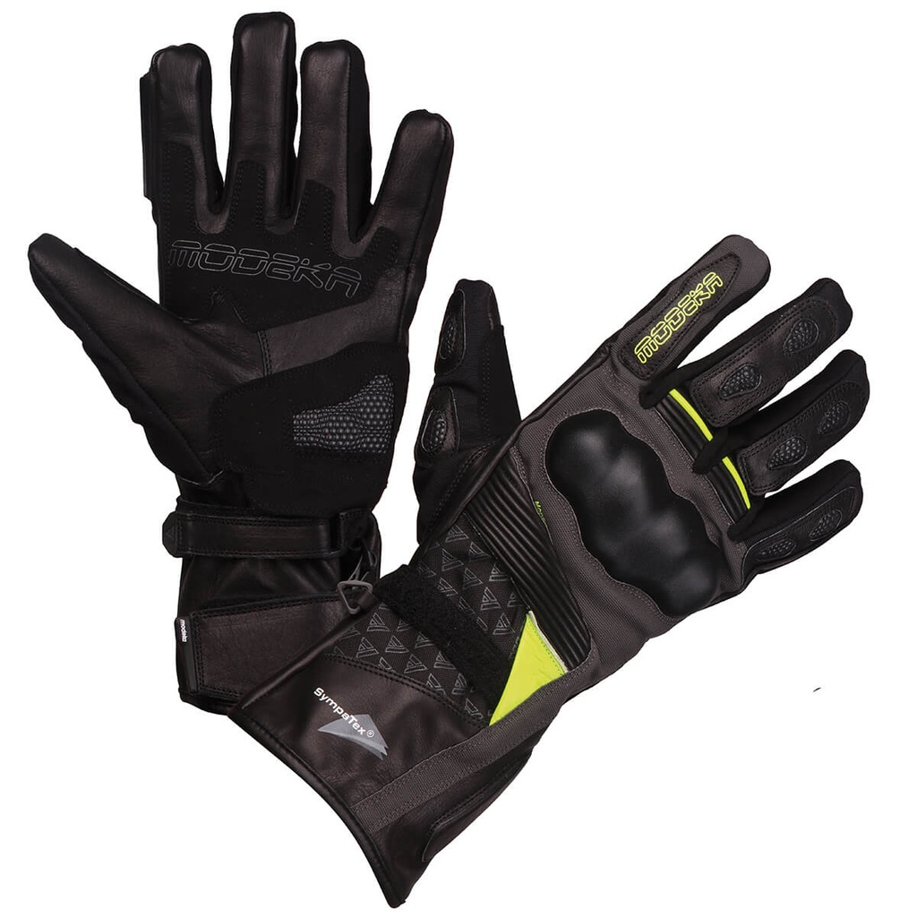 Modeka Guantes Panamericana Negro/Amarillo
