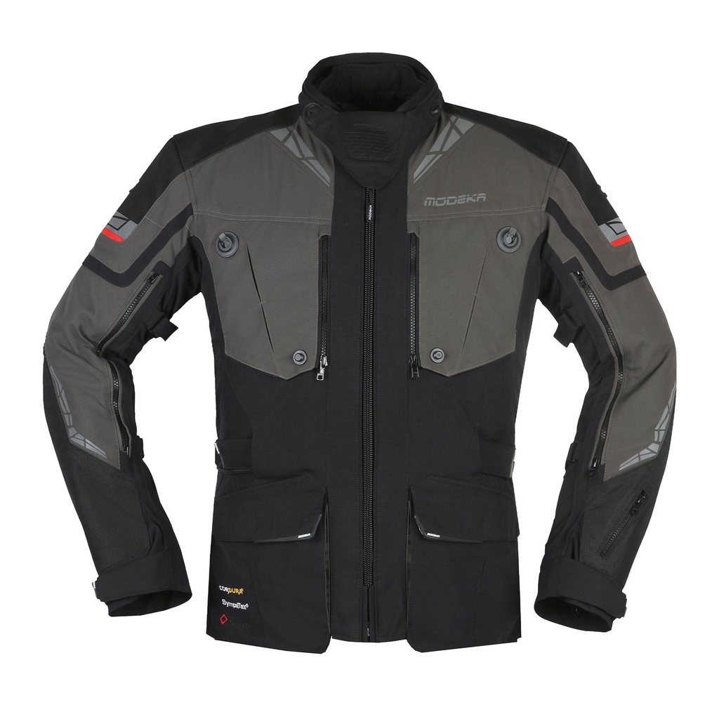 Modeka Chaqueta Panamericana II Negro/Gris Oscuro