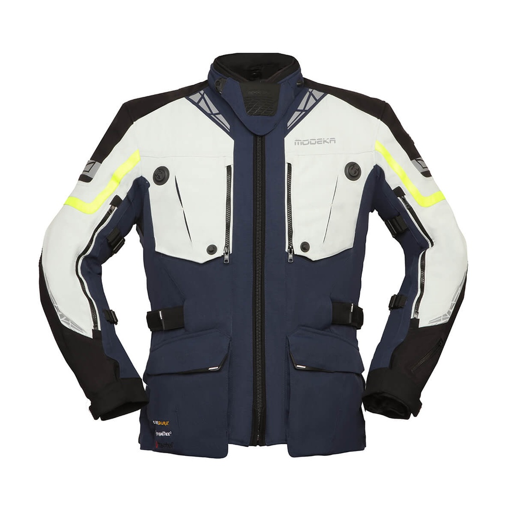 [084630 69 S] Modeka Chaqueta Panamericana II Azul/Gris Claro (S)