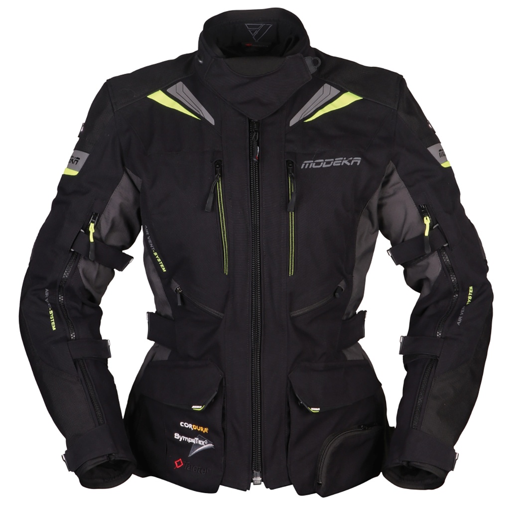 Modeka Chaqueta Panamericana Lady Negro/Amarillo