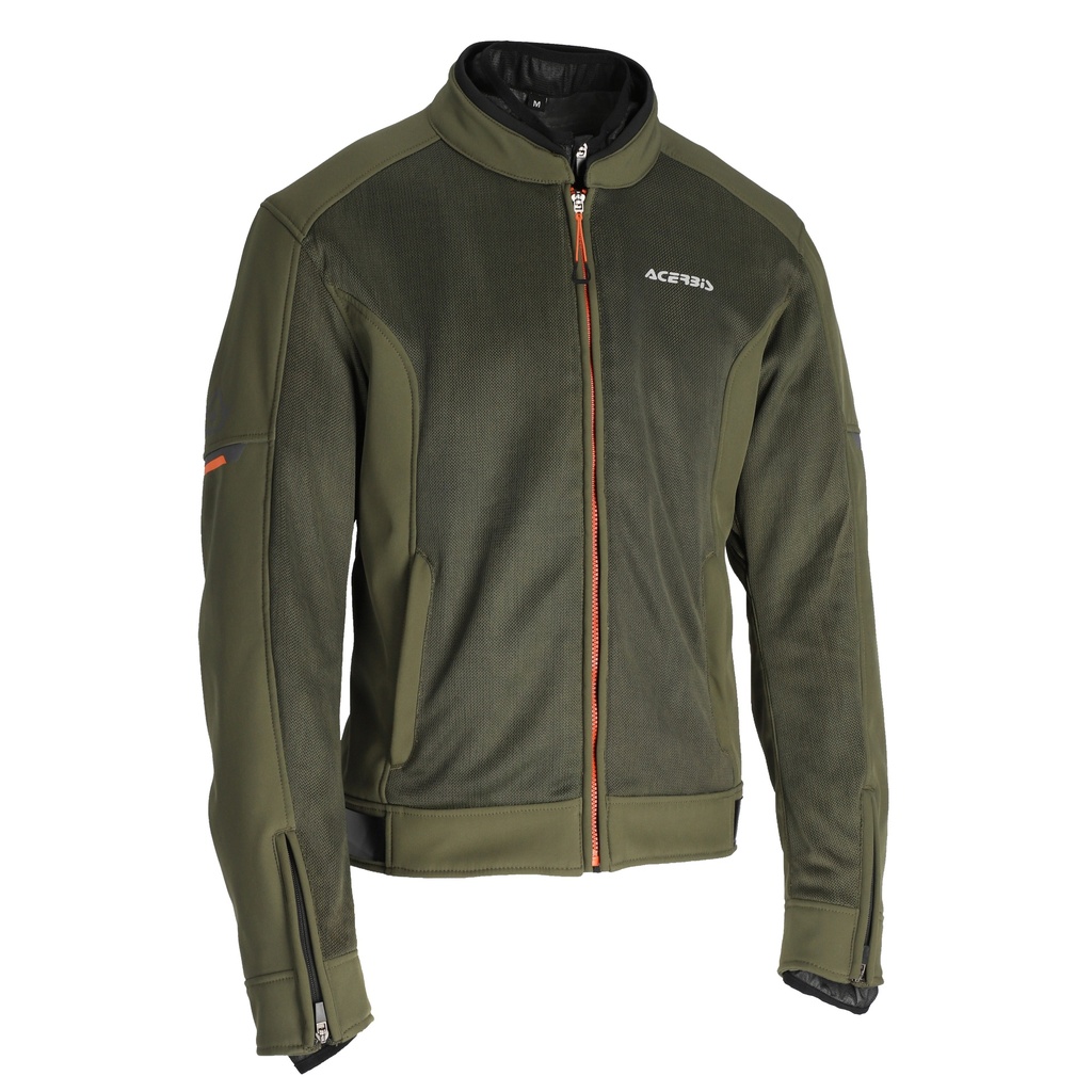 [25.645.369.062] Chaqueta Acerbis Gordon Verde/Naranja (S)