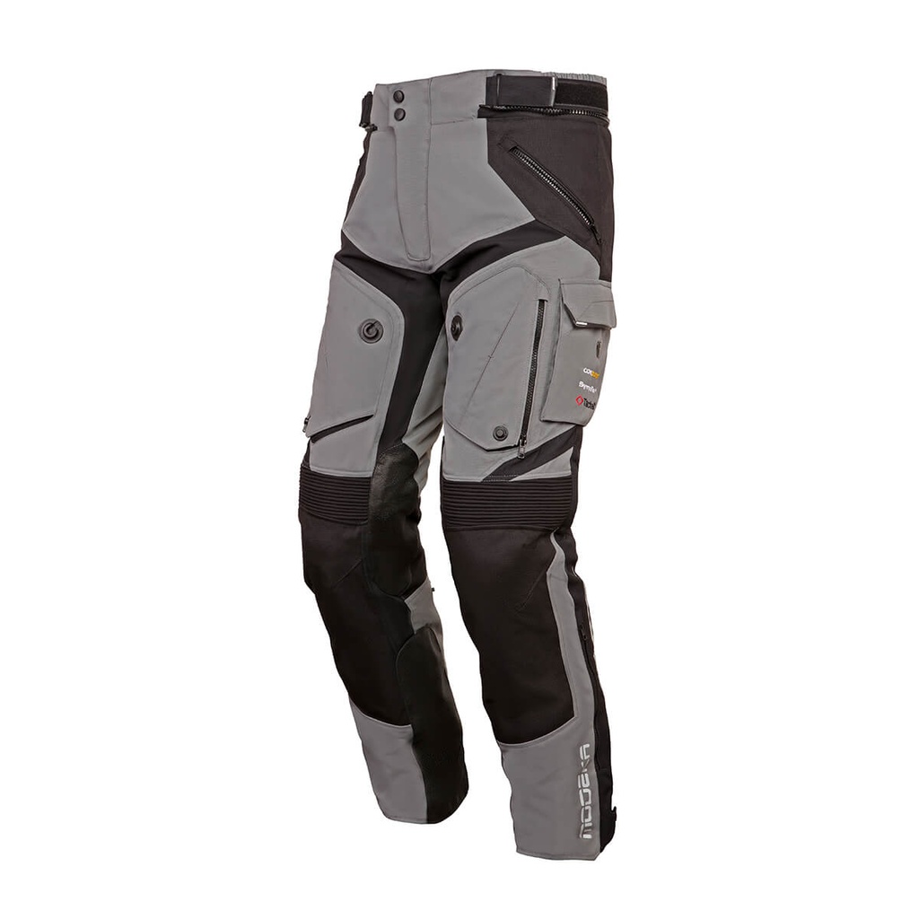 [088360 393 S] Modeka Pantalón Panamericana II Gris/Negro (S)