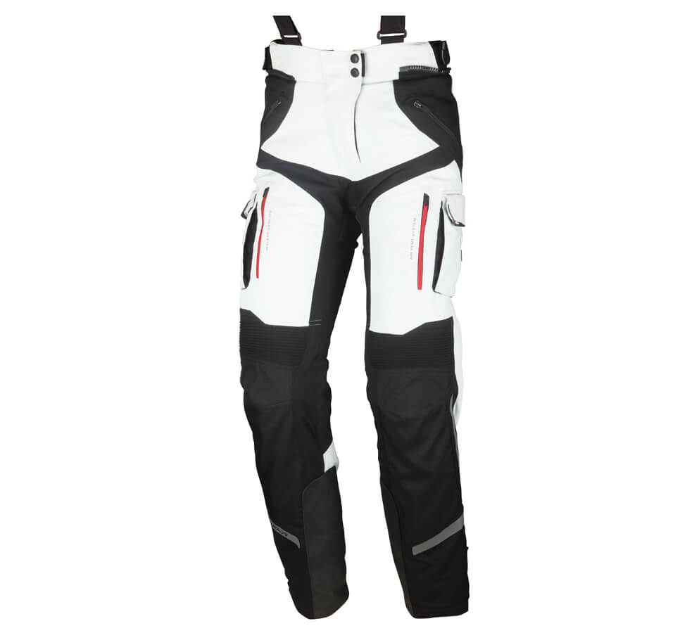 Modeka Pantalón Panamericana Lady Gris Claro/Negro