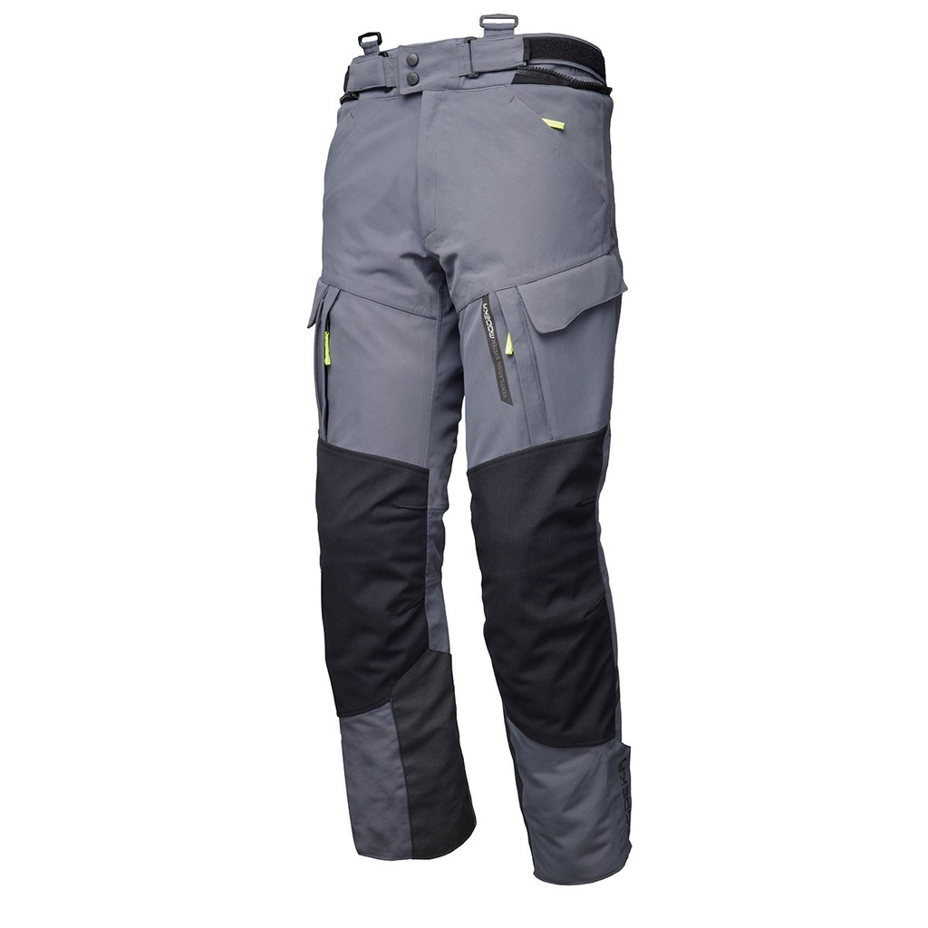 Modeka Pantalón Paneo LT Stone Gris/Negro