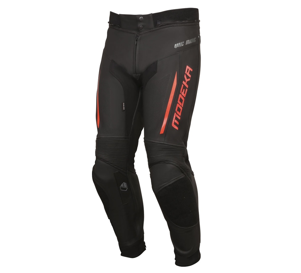 Modeka Pantalón Valyant Negro/Rojo