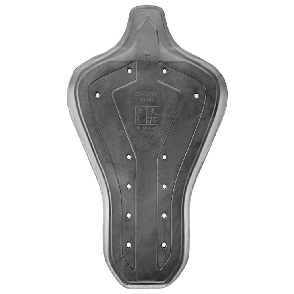 [110390 10 Stck] Modeka Protección SAS-TEC SC-1/13 Rücken SC-1/13 back Negro