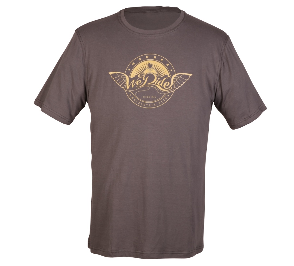 [110663 143 M] Modeka T-Shirt Urban We Ride Gris Oscuro (M)