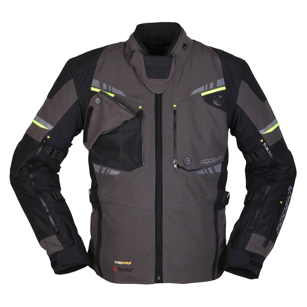 [084650 387 S] Modeka Chaqueta Taran Bw/Dk.Gris/Amarillo (S)
