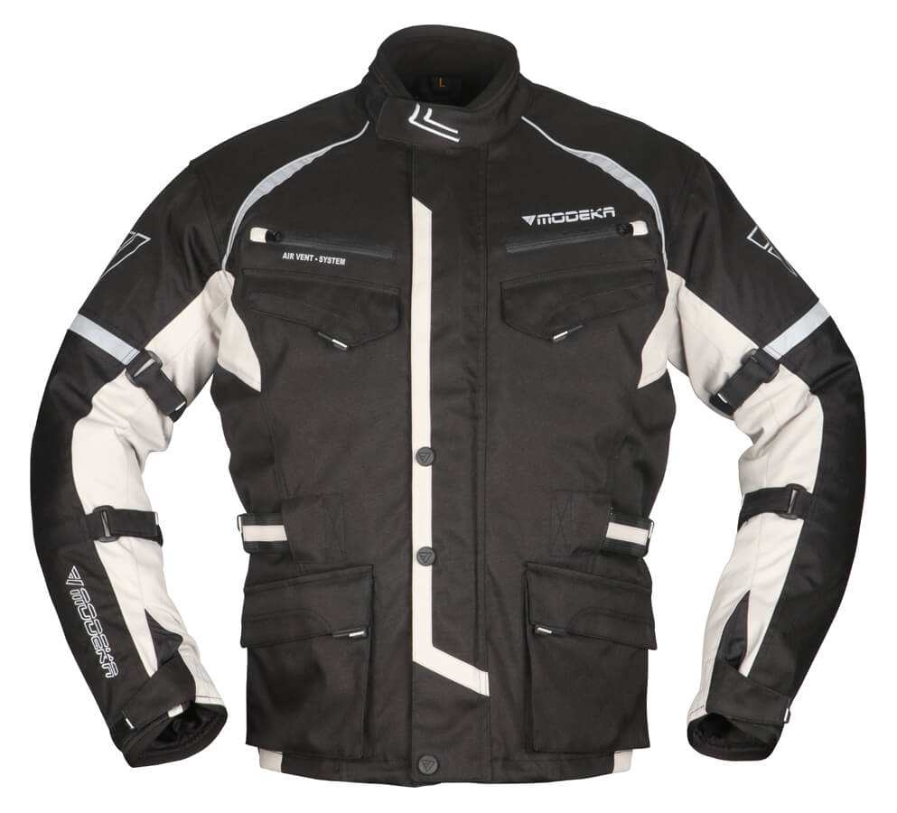 [084060 394 S] Modeka Chaqueta Tarex Negro/Gris Claro (S)
