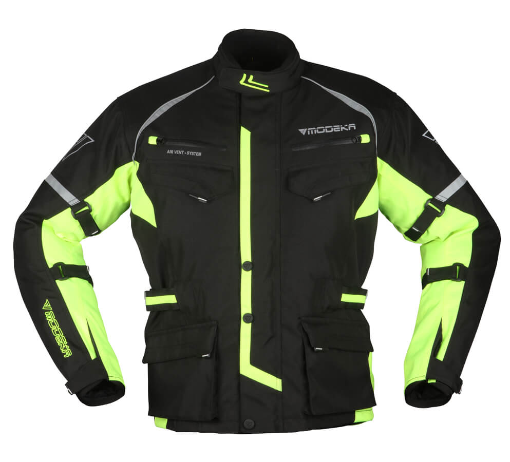 [084060 431 S] Modeka Chaqueta Tarex Negro/Amarillo (S)