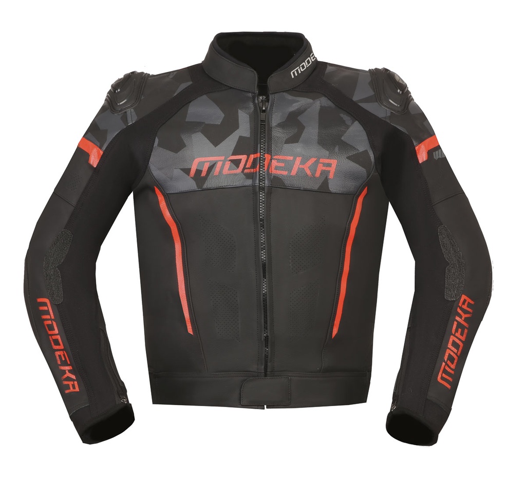 Modeka Chaqueta Valyant Negro/Rojo