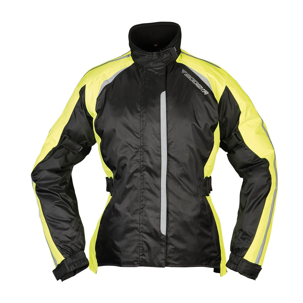 Modeka Chaqueta Lluvia Viola Dry Lady Negro/Amarillo