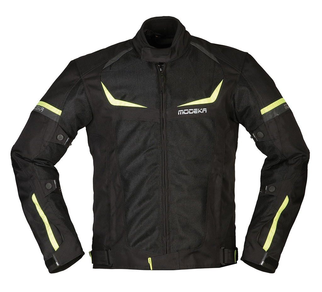 [084280 431 S] Modeka Chaqueta Yannik Air Negro/Amarillo (S)