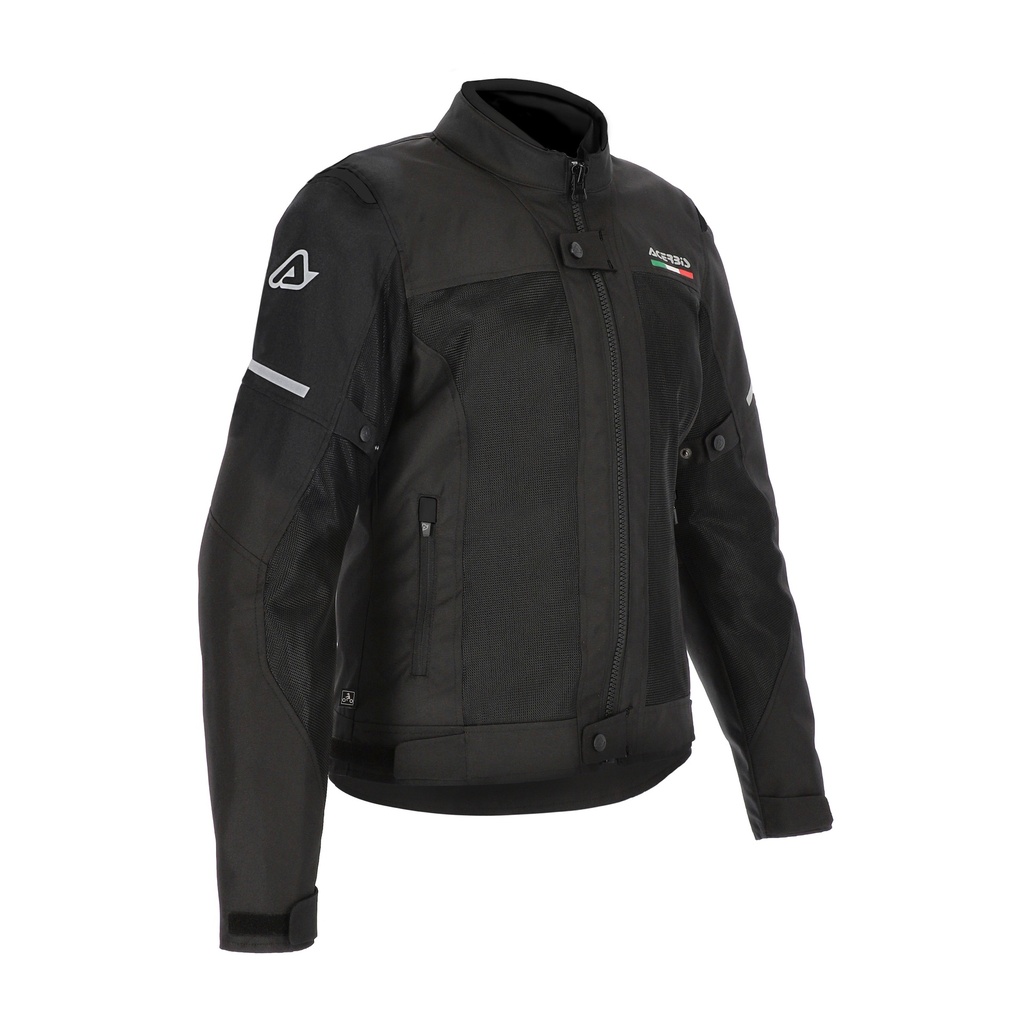 [24.605.090.061] Chaqueta Acerbis ON ROAD RUBY Mujer Negro (XS)
