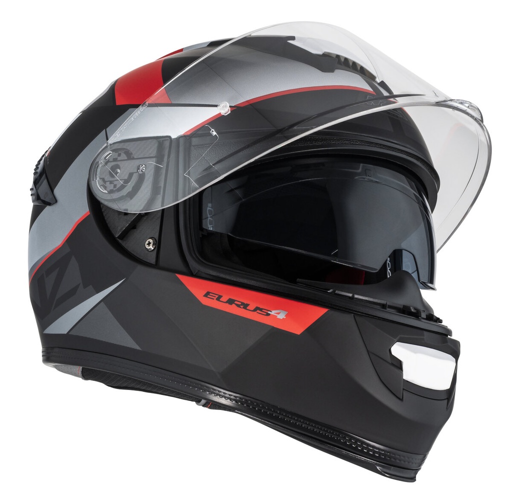 [150376A021 XS] NZI Eurus 4 Stream Duo Vanguard Black&Antracite&Red&Tinted Matt (XS)