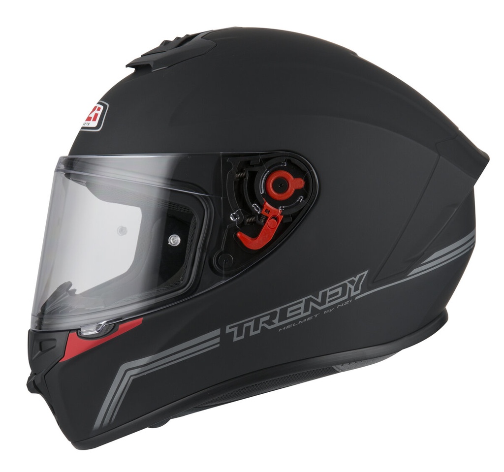 [150346A577 XS] Casco Integral NZI Trendy 2 Solid Nouveau Negro Mate (XS)