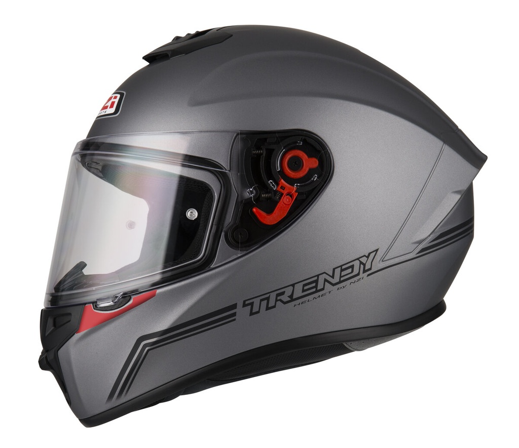 [150346A582 XS] Casco Integral NZI Trendy 2 Solid Nouveau Antracita Mate (XS)