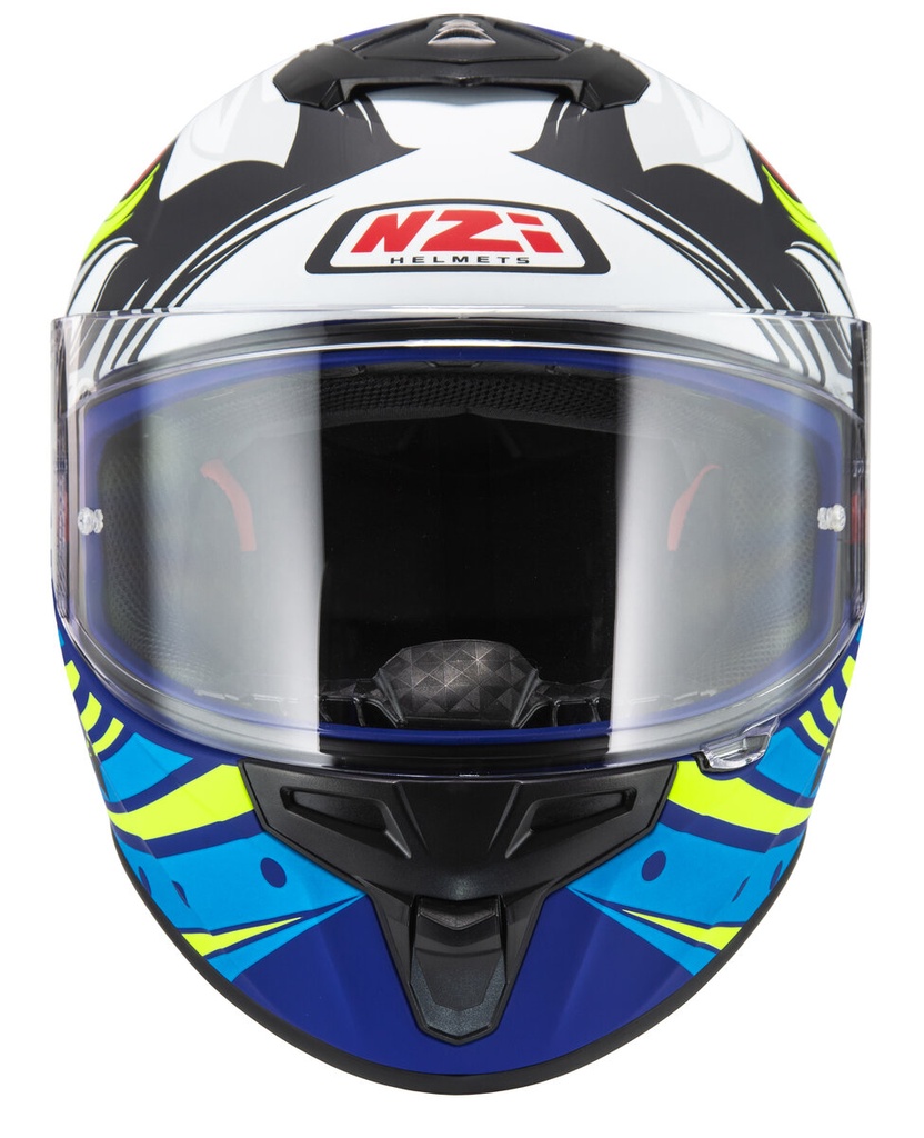 [150346A971 XS] Casco Integral NZI Trendy 2 Ocelo Azul y Blanco y Sky Azul Mate (XS)