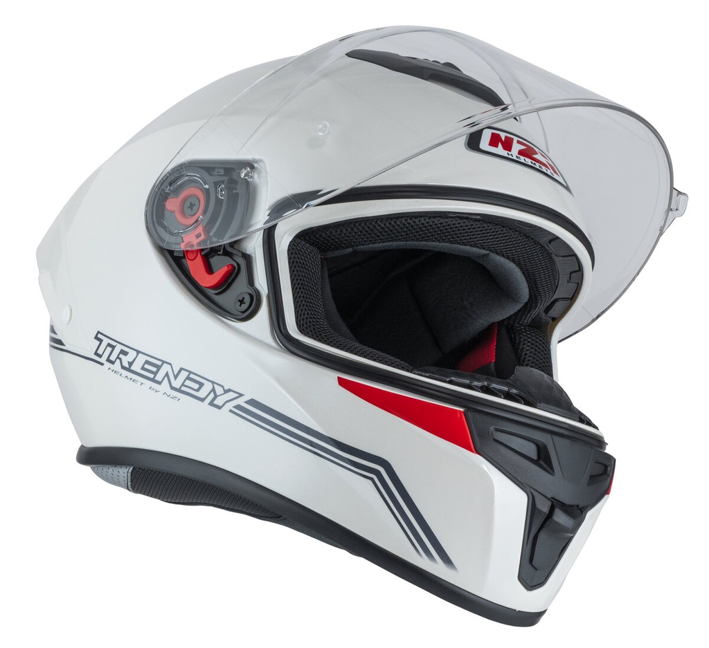 [150374A955 XS] Casco Integral NZI Trendy 3 Stream Solid Nouveau Blanco (XS)