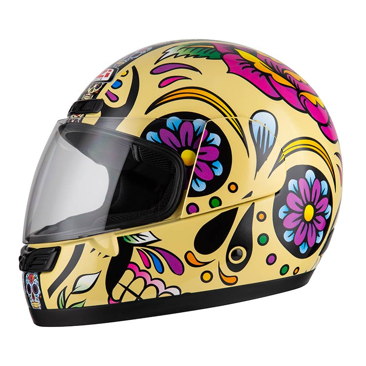 [150325G582 XXS] Casco Integral NZI Activy 3 Mexican Skulls (XXS)