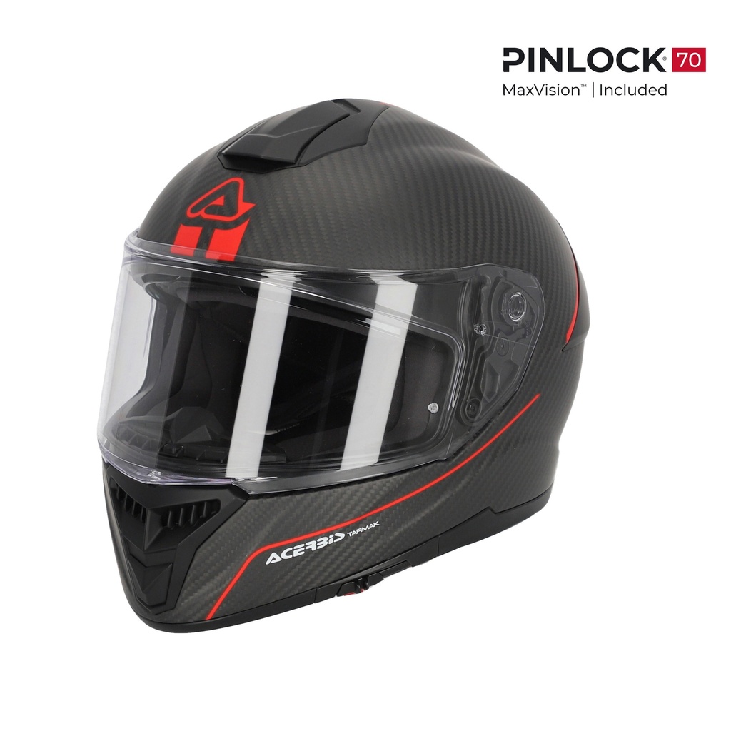 [25.313.323.066] Casco Acerbis TARMAK 2206 Negro/Rojo (L)
