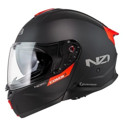 Casco Modular NZI Combi 3 Duo Solid Nouveau Negro Mate