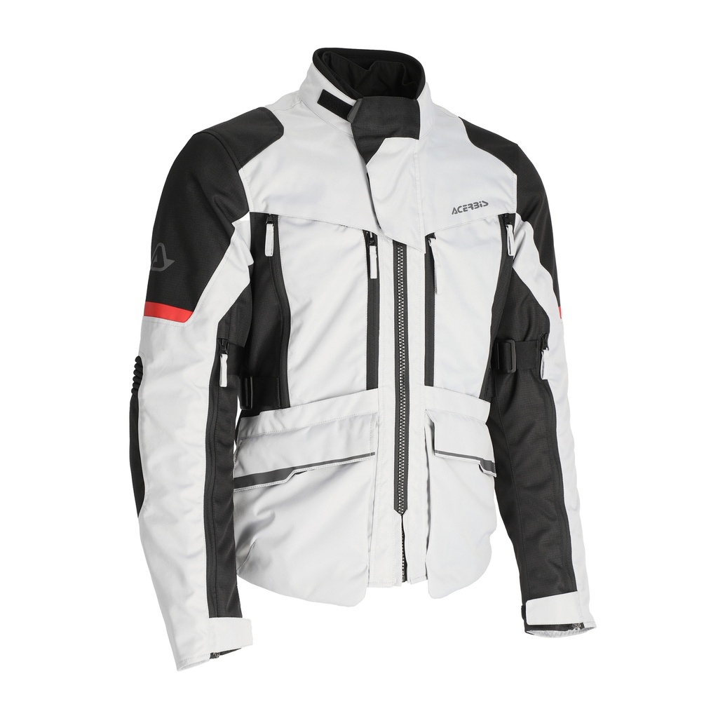 Chaqueta Acerbis X-ROVER Gris/Rojo