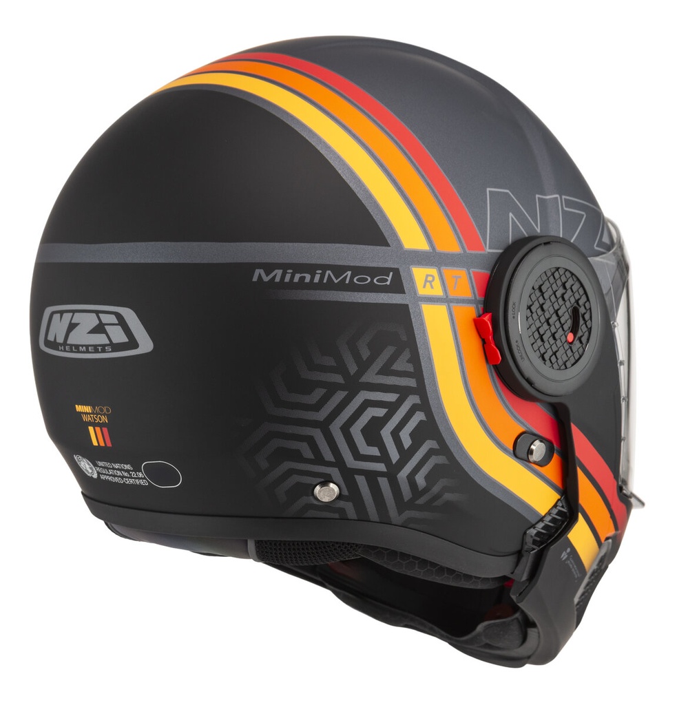 Casco Modular NZI Minimod Duo Watson Antraciteblack y Antracita Mate
