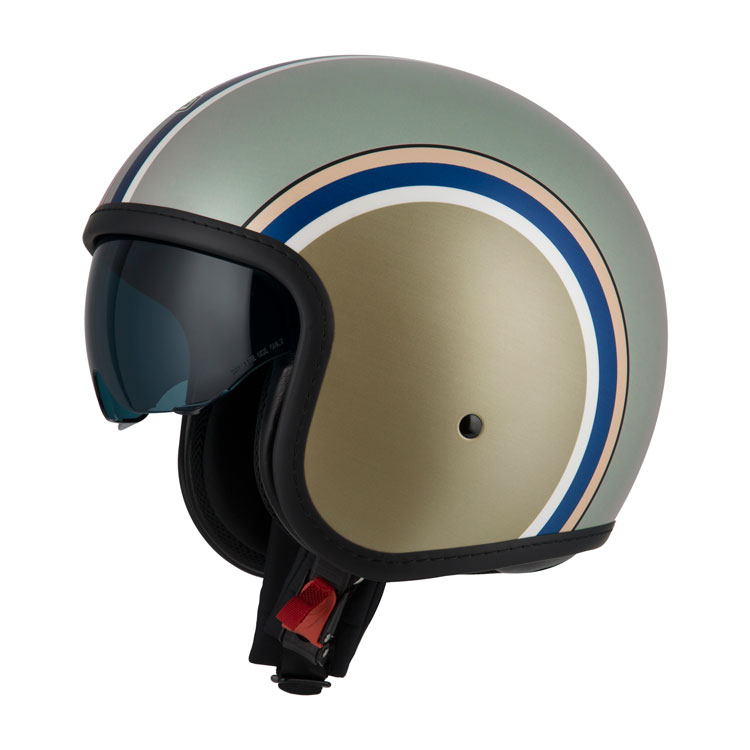 [050406AS25 XS] Casco Jet NZI Rolling 4 Sun Diana Copper pistacho Mate (XS)