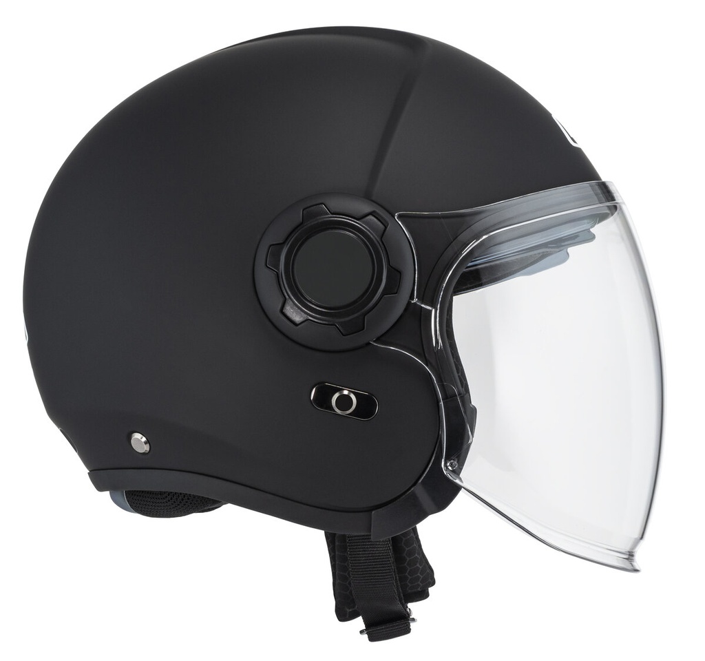 [150345G067 XS] Casco Jet NZI Ringway 2 Duo Mate Negro (XS)