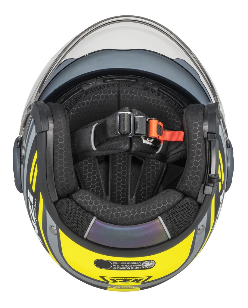Casco Jet NZI Ringway 2 Duo Connected Antracita Gris Mate