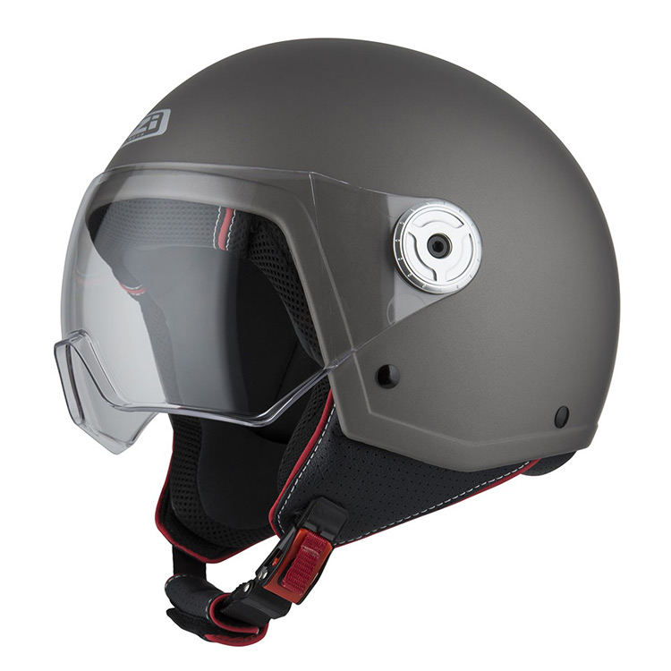 [150326A142 XXS] Casco Jet NZI Vintage 3 Antracita Mate (XXS)