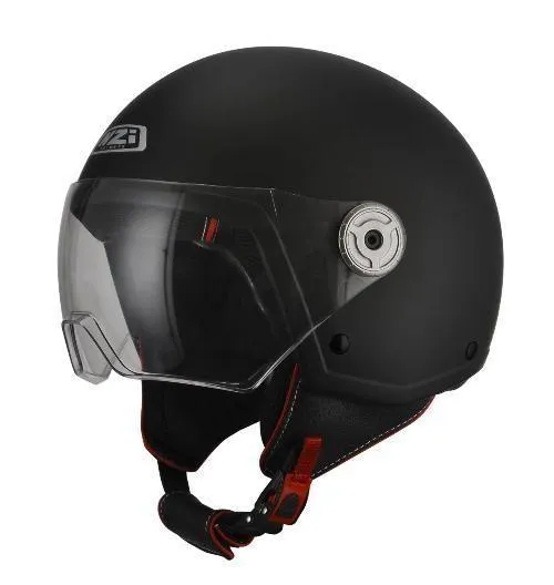 Casco Jet NZI Vintage 3 Negro Mate