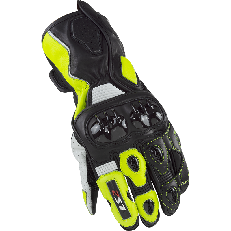 [70099R0154S] Guantes Moto LS2 Swift Racing Negro Neon Amarillo (S)