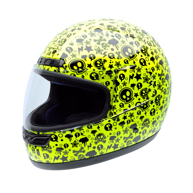 [050323G967 XXS] Casco Infantil NZI Activy Junior Amarillo Bones (XXS)