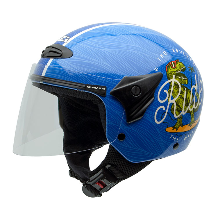 [050269A058 JS] Casco Infantil NZI Helix Ii Jr Dinoride (JS)