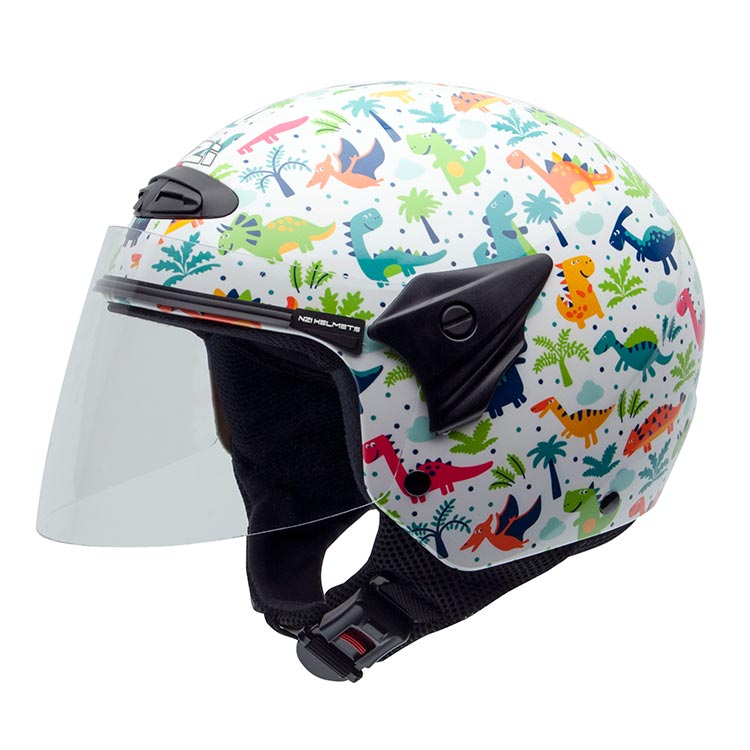 [050269A061 JS] Casco Infantil NZI Helix Ii Jr Triassic (JS)