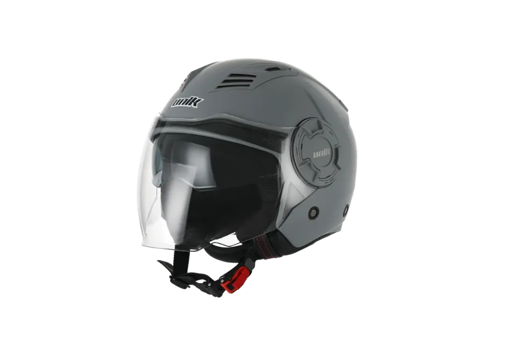 Casco Jet Unik Mercury DV gris mate