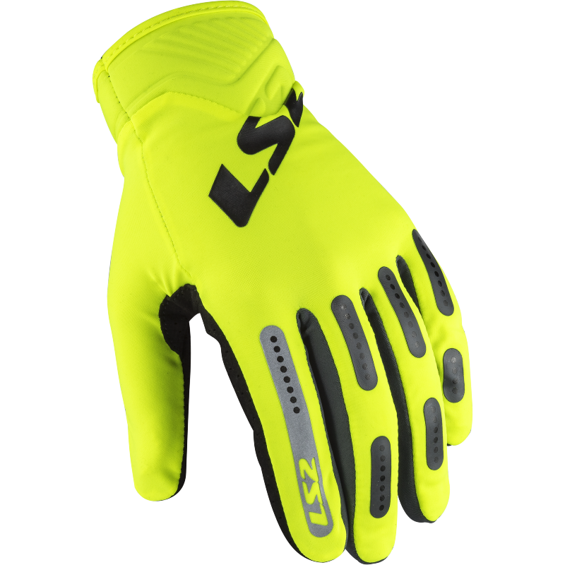 Guantes LS2 Bend Man Gloves H-V Yellow Grey